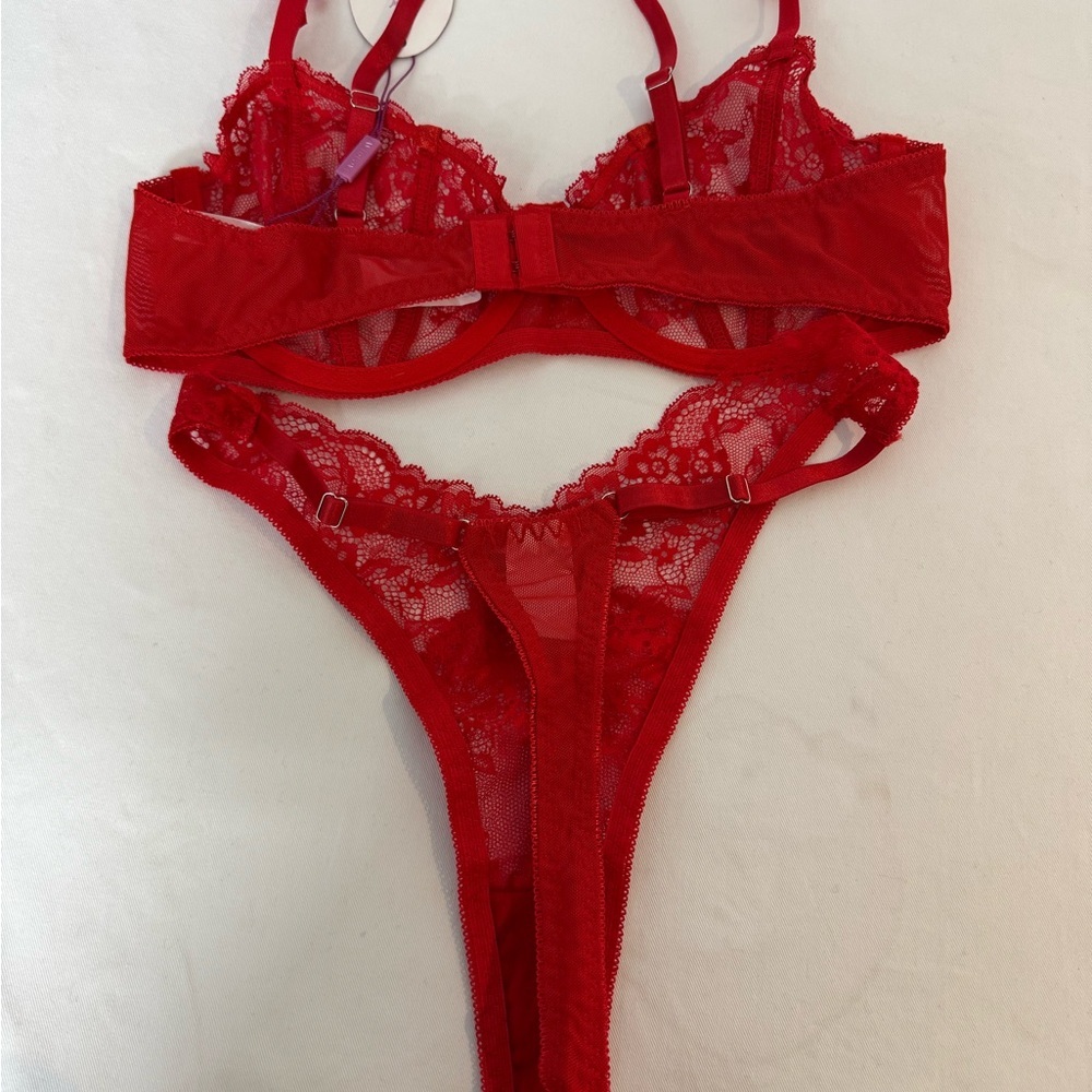 AVIDLOVE Lace Lingerie Set for Women Sexy Bra/ Panty Sets 2 Pieces Underwear  M - Picture 5 of 8